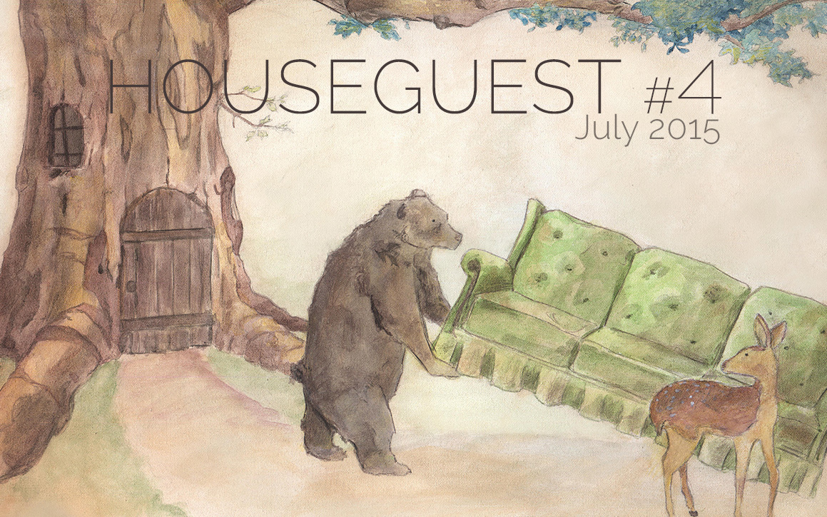 Bear Helps Deer Move an Old Sofa by Tim Frisch, Houseguest Issue #4