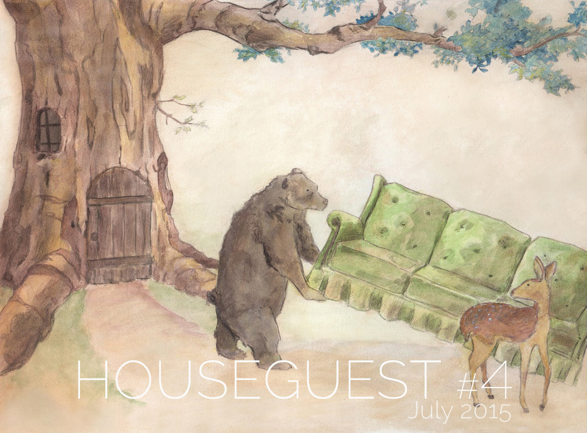 Tim Frisch Bear Helps Deer Move an Old Sofa, Houseguest Issue #4